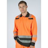 Hydrowear - Poloshirt Tanna - Geel/Zwart - Lange Mouwen - Hi-Vis