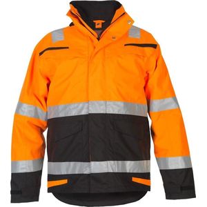 Hydrowear Margate Multinorm Parka Fluor Oranje/Zwart maat S