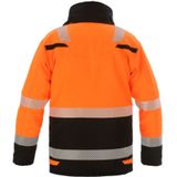 Hydrowear Uddel En20471 Parka Fluor Oranje/Zwart maat S