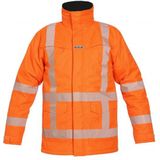 Hydrowear Uddel En20471 Parka Fluor Oranje/Zwart maat S
