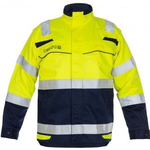 Hydrowear Medina Multinorm Jack Fluor Geel/Marine maat 44