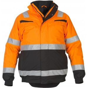 Hydrowear Morley Multinorm Jack Fluor Oranje/Marine maat 4XL
