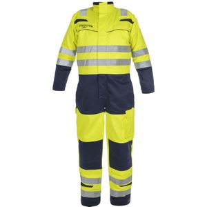 Hydrowear Mumbai Multinorm Overal Fluor Geel/Marine maat 44