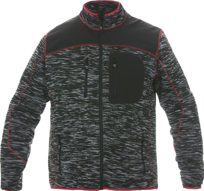 Hydrowear - Texas - Vest - Zwart - Versterkt met Softshell Materiaal, 2 Steekzakken, 2 Borstzakken, 1 Binnenzak