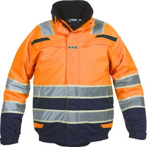 Hydrowear India En20471 Pilotjack Fluor Oranje/Marine maat S