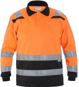 Hydrowear - Tokio - Polosweatshirt - Oranje/Zwart - Hi-Vis