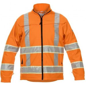 Hydrowear Ingen En20471 Softshell Fluor Geel/Marine maat S