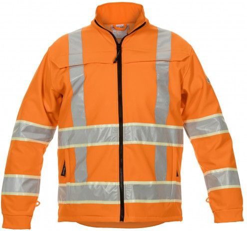 Hydrowear Ingen En20471 Softshell Fluor Geel/Marine maat S