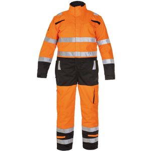 Hydrowear Meta Multinorm Overal Fluor Oranje/Zwart maat XS