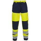 Hydrowear Mendoza Multinorm Broek Fluor Geel/Marine maat 44