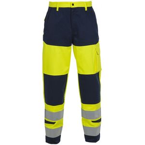 Hydrowear Mendoza Multinorm Broek Fluor Geel/Marine maat 44