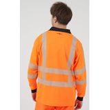 Hydrowear Macau Fr Ast Polo Fluor Oranje maat XS