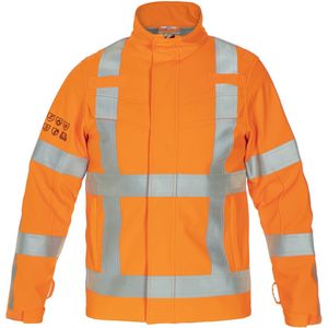 Hydrowear multinorm softshell Menorca RWS Fluor Oranje maat S