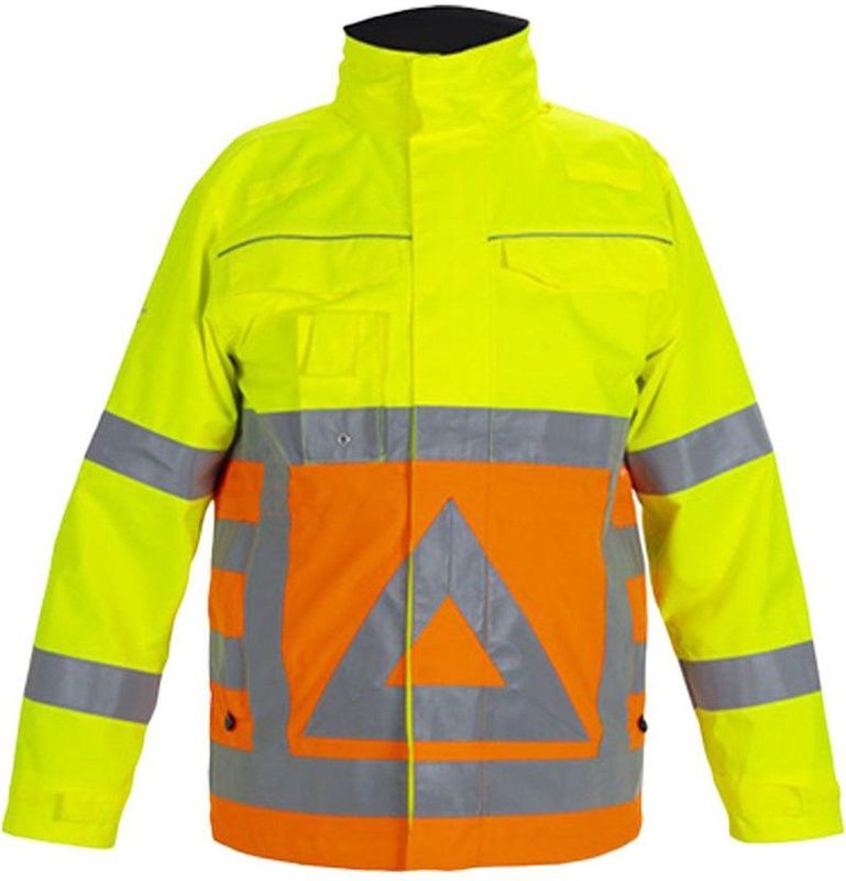 Hydrowear Verkeersregelaar Baarlo Fluor Geel/Fluor Oranje maat S