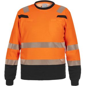Hydrowear FR AST shirt Murcia Fluor Oranje/Zwart maat S