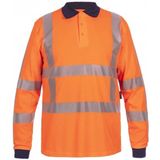 Poloshirt - Trinidad - Blauw - 50% Polyester / 50% Katoen - Vochtregulerend