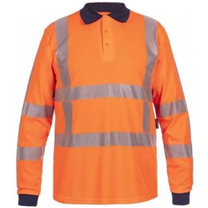 Poloshirt - Trinidad - Blauw - 50% Polyester / 50% Katoen - Vochtregulerend