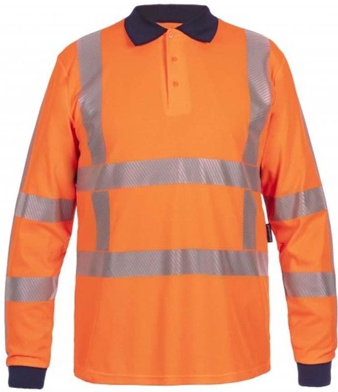 Poloshirt - Trinidad - Blauw - 50% Polyester / 50% Katoen - Vochtregulerend