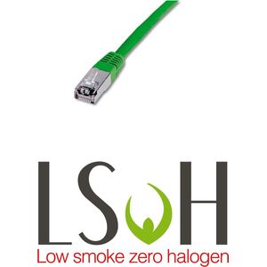 Patch Cable Sftp/Awg26/Lsoh 0.5M - Cat6A 500Mhz - Green