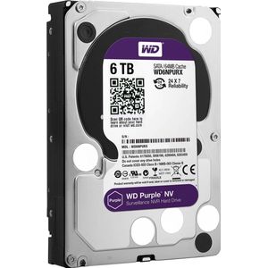 Western Digital - WD60PURZ - Harddisk - 6TB - Purple - Surveillance