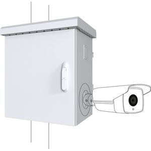 Classic Series - Pole Type Camera Cabinet - Geschikt voor Buitensurveillance - Weerbestendig