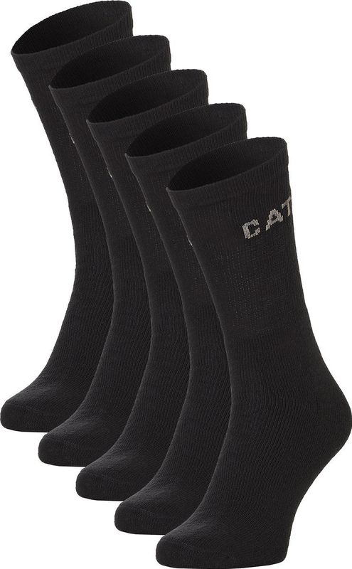Caterpillar - Hoge Sportsokken - Zwart - Set van 5 Paar