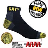 Werksokken - Zwart - Katoen - Dubbel Versterkt