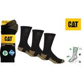 CAT Diabetes Werksok Zwart 3-Pack - Maat 39-42