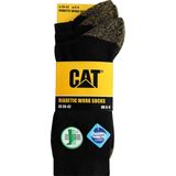 CAT Diabetes Werksok Zwart 3-Pack - Maat 39-42