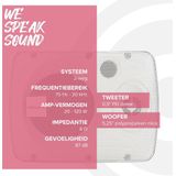 Artsound - ASW55.2 - Set van 2 Waterdichte Luidsprekers - Wit - 2-Weg Hifi