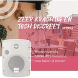 Artsound - ASW65.2 - Set van 2 Waterdichte Luidsprekers - Wit
