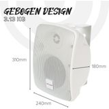 Artsound - ASW65.2 - Set van 2 Waterdichte Luidsprekers - Wit