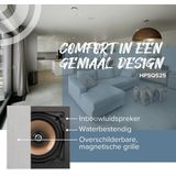 Artsound - HPSQ525 - Inbouwspeaker - Wit - Zwart