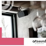 Artsound UNI20 - Passieve Luidsprekers - Zwart - Set van 2