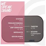 Artsound - UNI20 - Set van 2 Passieve Luidsprekers - Grijs