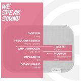 Artsound - UNI30 - Set van 2 Passieve Luidsprekers - Wit - 20-60 Watt