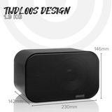 Artsound - UNI40 - Set van 2 Passieve Luidsprekers - Zwart - 20-100 Watt