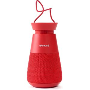 ArtSound - LIGHTHOUSE, portable BT speaker, light & charge, rood