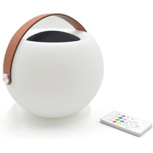 ArtSound Lightball - Draagbare Speaker, Bluetooth, AUX, Oplaadbare Batterij, Ingebouwde Sfeerverlichting