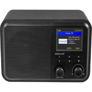 Artsound - R8 - DAB+ Internet Radio - Zwart - Compact