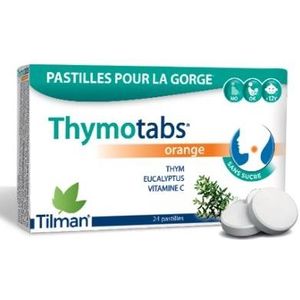 Tilman - Thymo Tabletten - Sinaasappel - 24 Zuigtabletten