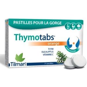Tilman Thymotabs Sinaasappel Tabletten Keel 24Tabletten