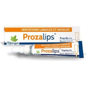 Prozalips - Balsem - 5 ml - Propolis 6% - Verzacht Lip En Neus Irritaties