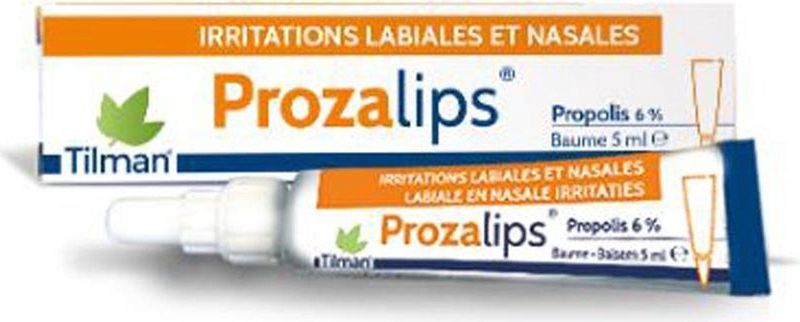 Prozalips - Balsem - 5 ml - Propolis 6% - Verzacht Lip En Neus Irritaties