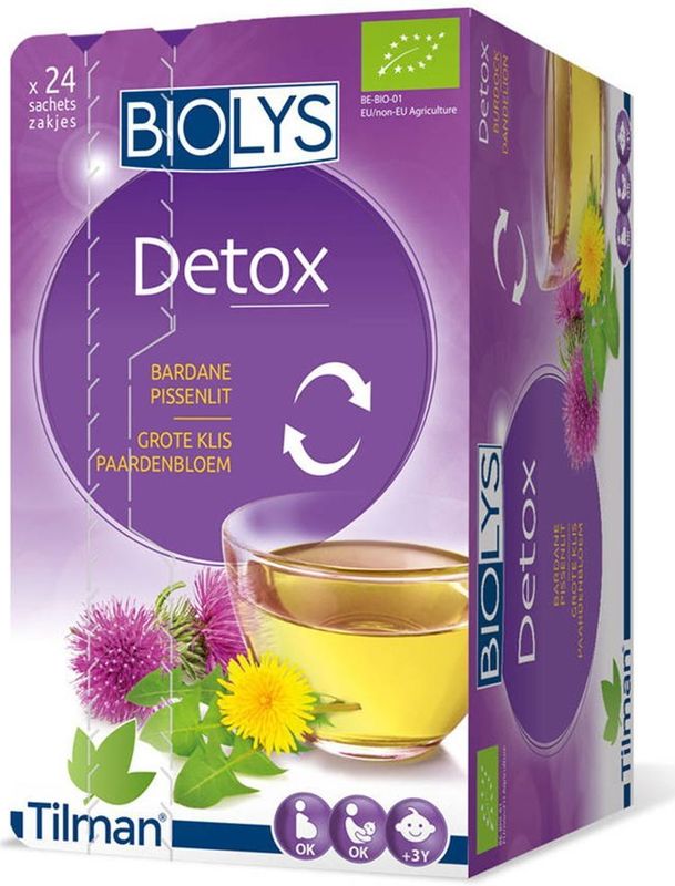 Biolys - Klis-Paardenbloem - Kruidenthee - Perzik - Citroen