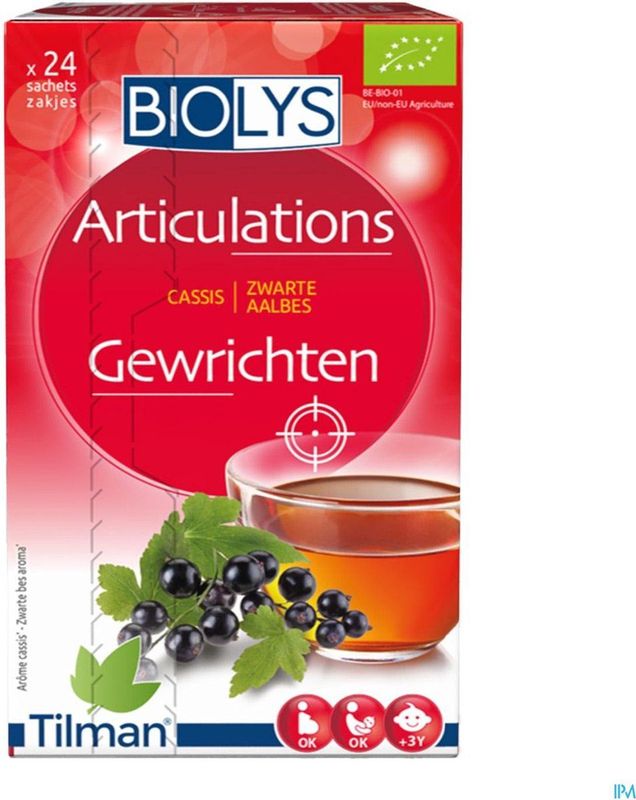 Biolys - Aalbes Sach 24 - Kruidenthee - Zwart - Natuurlijke Ingrediënten