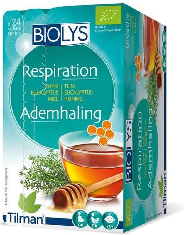 Biolys - Tijm Eucalyptus Honing - Kruidenthee - Zakje 24