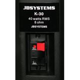 JB Systems K-30 - Compacte buitenluidspreker met muurbeugel 30W - Zwart