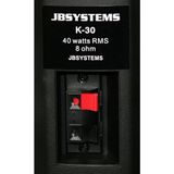 JB Systems K-30 - Compacte buitenluidspreker met muurbeugel 30W - Zwart