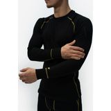 CAT Heren Thermoshirt Lange Mouw Zwart